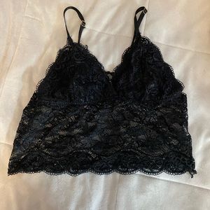 black lace top